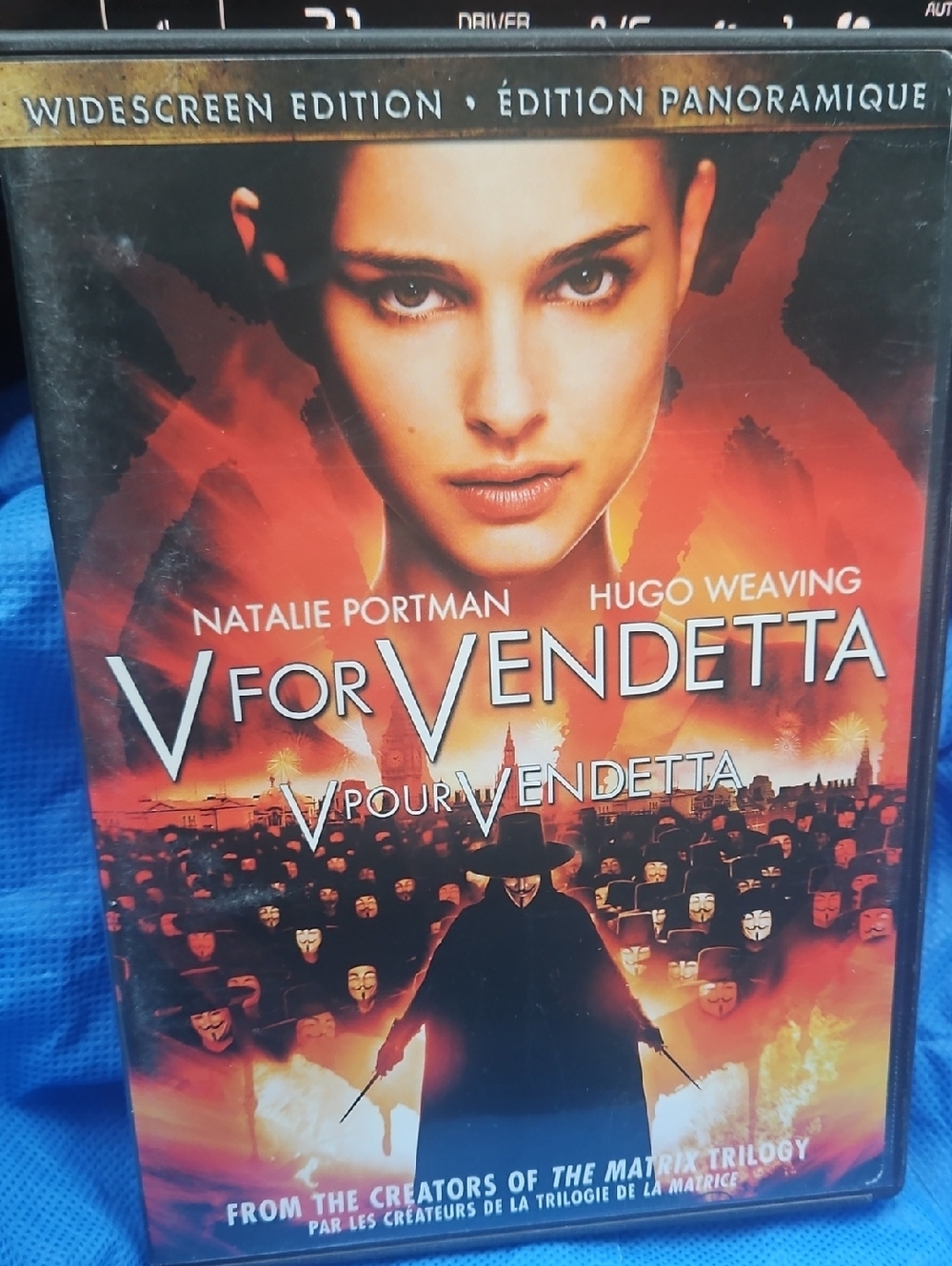 🌟3/$25🌟 Warner Bros. V for Vendetta DVD